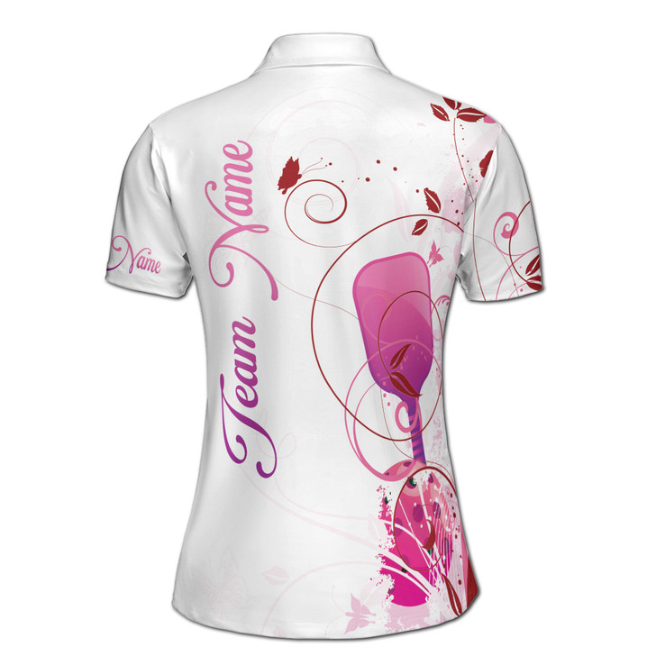 personalized-floral-pickleball-polo-shirt-elegant-paddle-design-women's-s-5xl-3