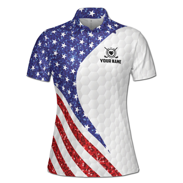 patriotic-pickleball-women's-polo-shirt-usa-stars-and-stripes-custom-name-s-5xl