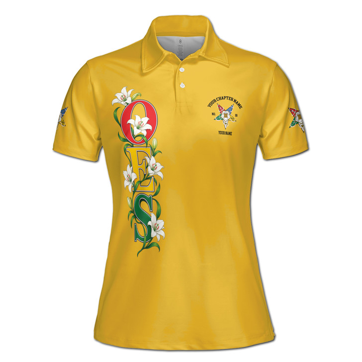 personalized-oes-women's-polo-shirt-floral-eastern-star-design-custom-chapter-s-5xl-17