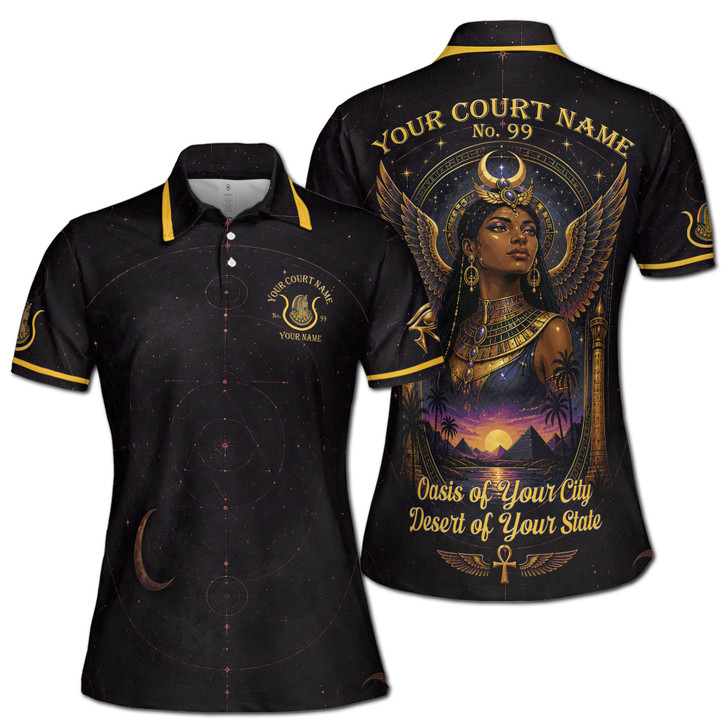 egyptian-queen-imperial-court-women's-polo-shirt-personalized-court-name-s-5xl-5