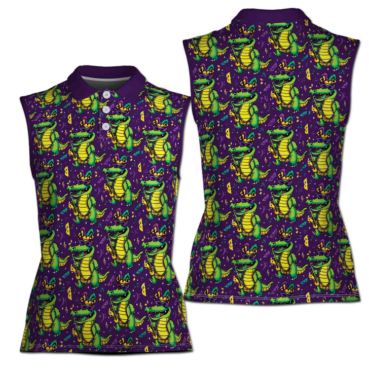 funny-mardi-gras-carnival-fun-festival-pattern-women's-sleeveless-polo-xs-4xl-4