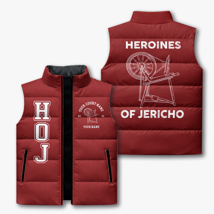 personalized-hoj-heroines-of-jericho-puffer-vest-jacket---custom-name-court-&-number-2