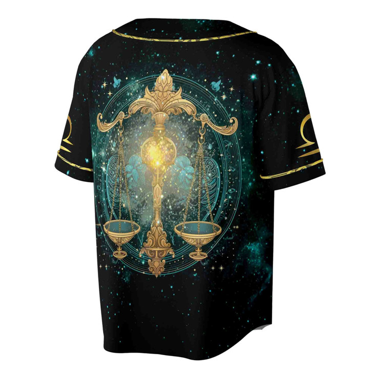 Zodiac Constellation Libra Sky Star Light Baseball Jersey S-5XL