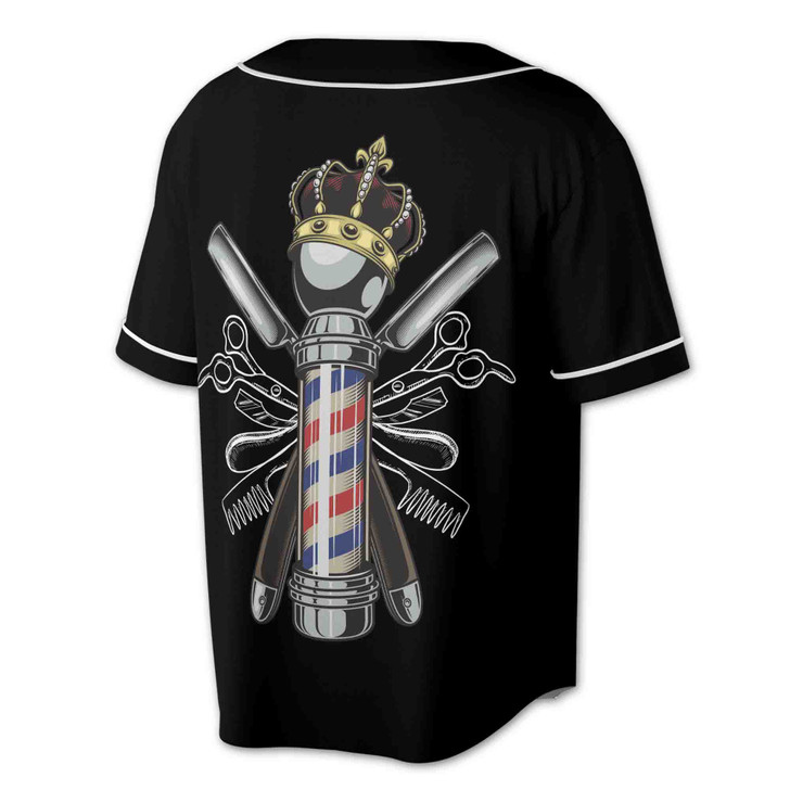 Custom Name Your Professional Barber Baseball Jersey S-5XL