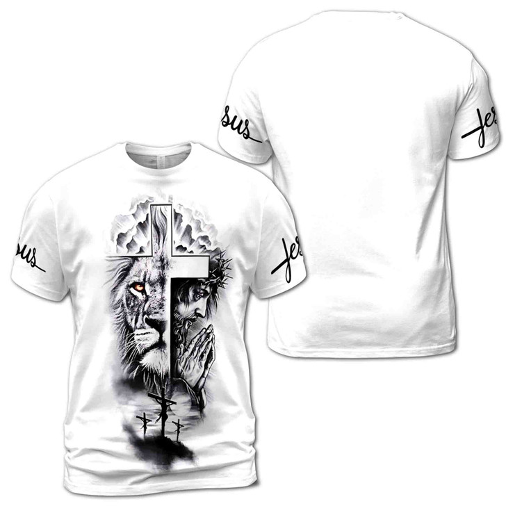 Jesus The Lion Of Judas Grunge Men's T-shirt S-5XL