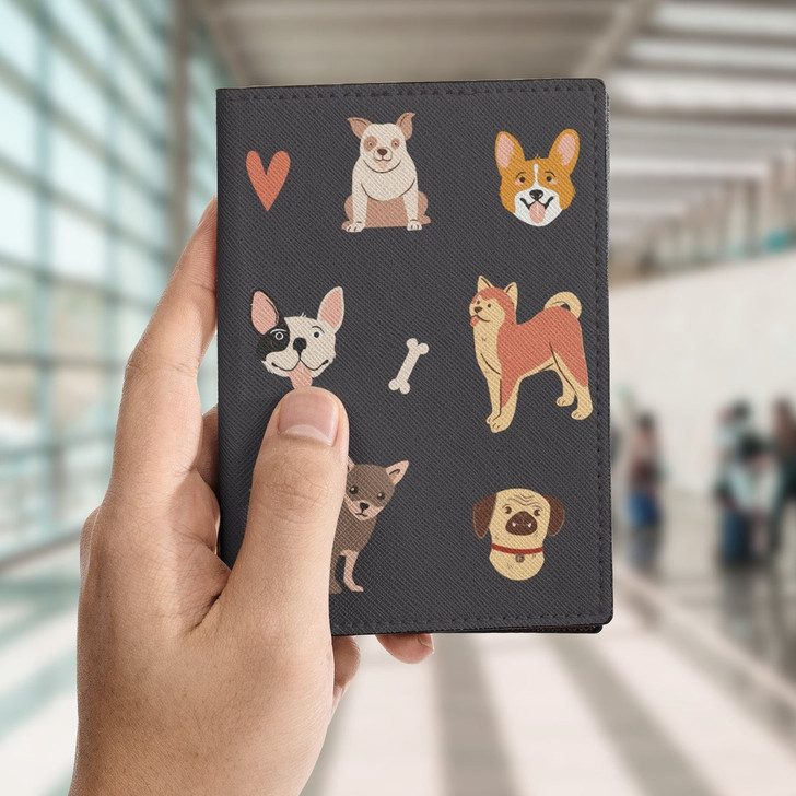 Cute Passport Holder for Women for Kids for Men Dog Passport Holder Passport