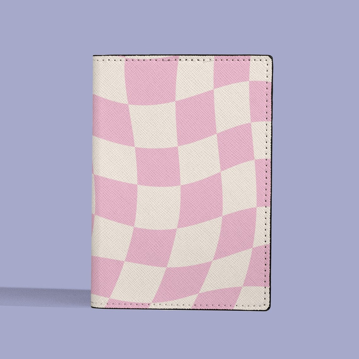 Retro Passport Holder for Women Cover Passport Wallet Passport Holder Pink