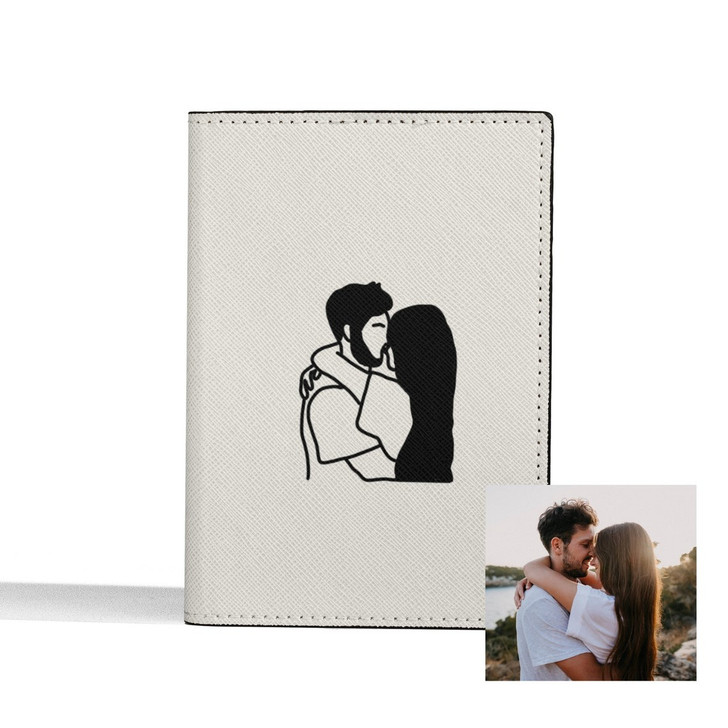 Personalized Leather Custom Passport Case Family Passport Custom Wedding Gift