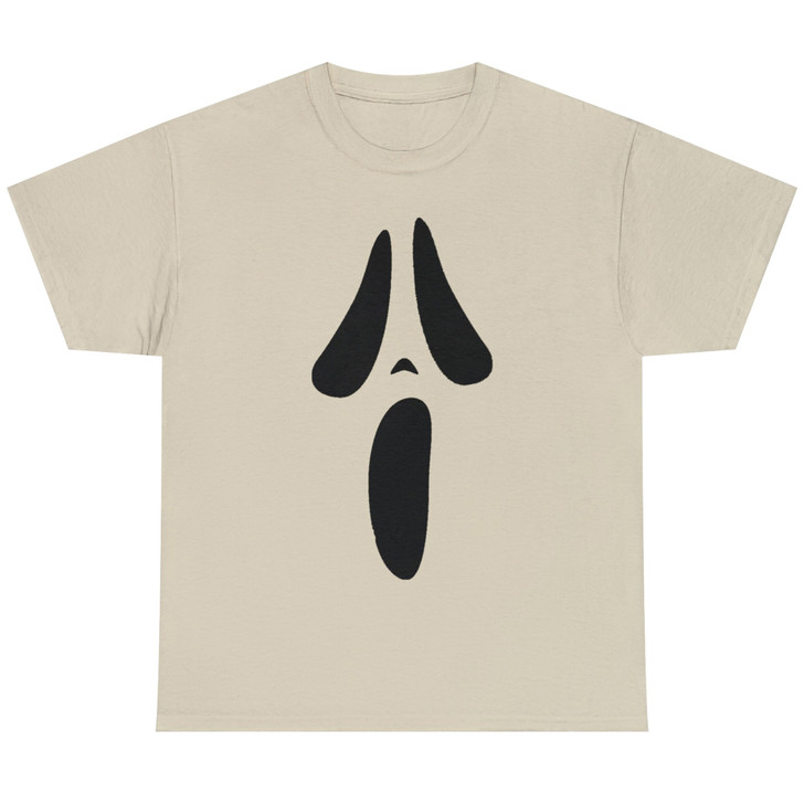 Screaming Ghost Face Spooky Halloween Ghoul Face Costume T-Shirt
