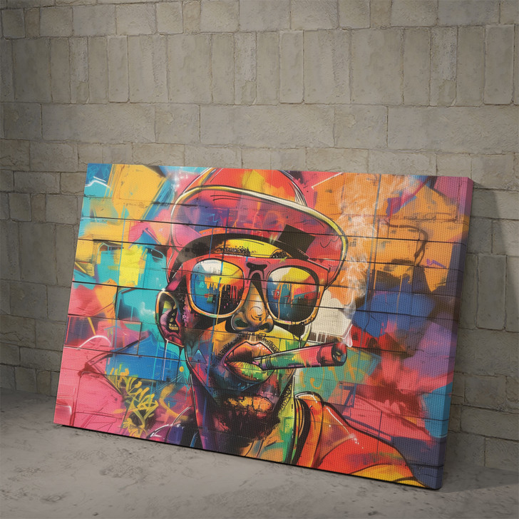 Urban Street Style Wall Art, Hip Hop Street Culture Poster and Canvas for Man Cave