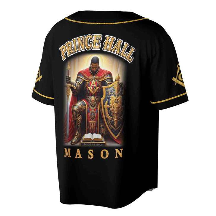 Customized Mason Prince Hall F&A.M Baseball Jersey S-5XL