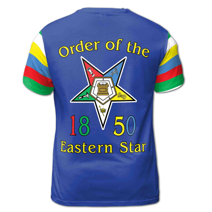 Personalized Order of the Eastern Star OES 1850 Men's T-shirt S-5XL