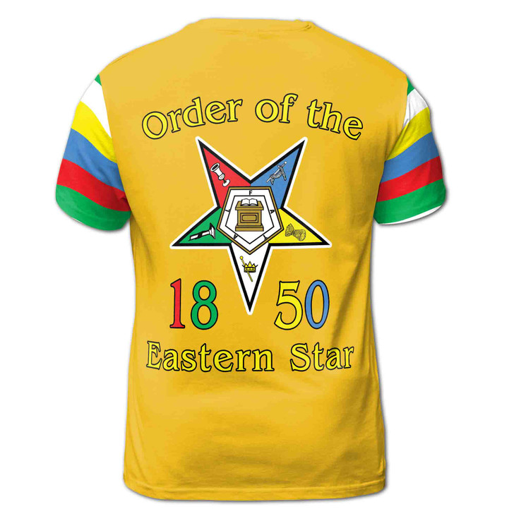 Personalized Order of the Eastern Star OES 1850 Men's T-shirt S-5XL