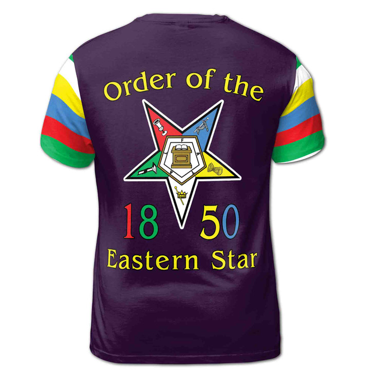 Personalized Order of the Eastern Star OES 1850 Men's T-shirt S-5XL