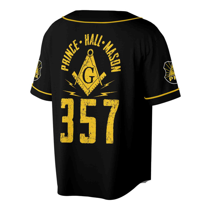Personalized Light From East Prince Hall Mason 357 Baseball Jersey S-5XL