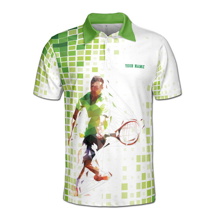 Customized Tennis Now Beer Later Men's Polo Shirt S-5XL