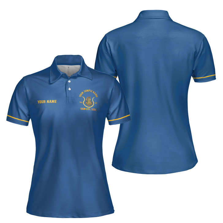 Personalized Imperial Court Emblem Multi Color Women's Polo Shirt S-5XL