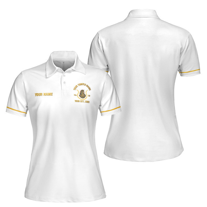 Personalized Imperial Court Emblem Multi Color Women's Polo Shirt S-5XL