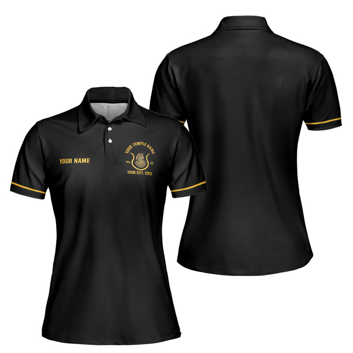 Personalized Imperial Court Emblem Multi Color Women's Polo Shirt S-5XL
