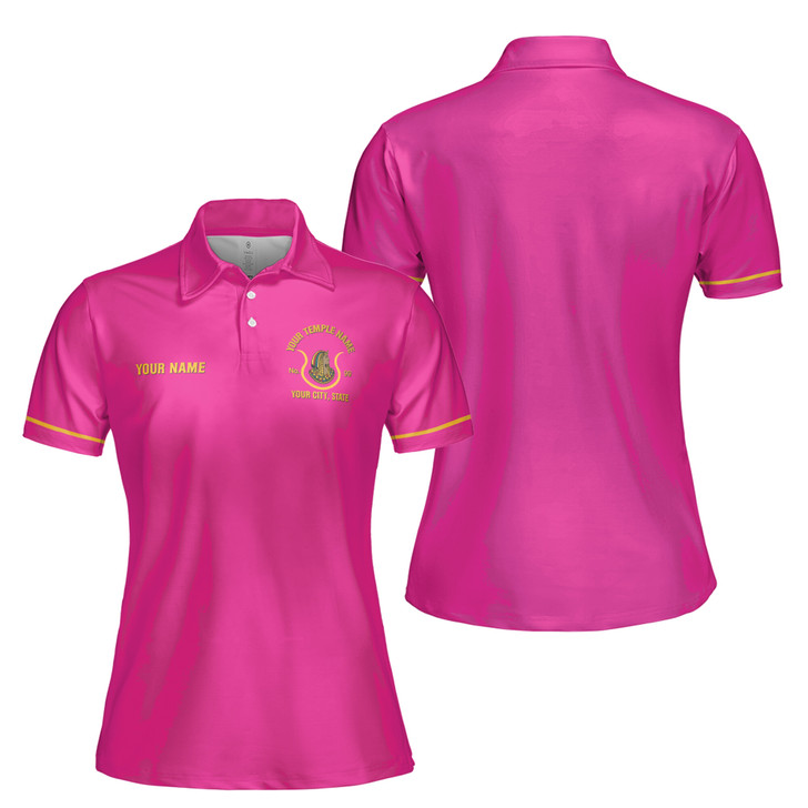 Personalized Imperial Court Emblem Multi Color Women's Polo Shirt S-5XL