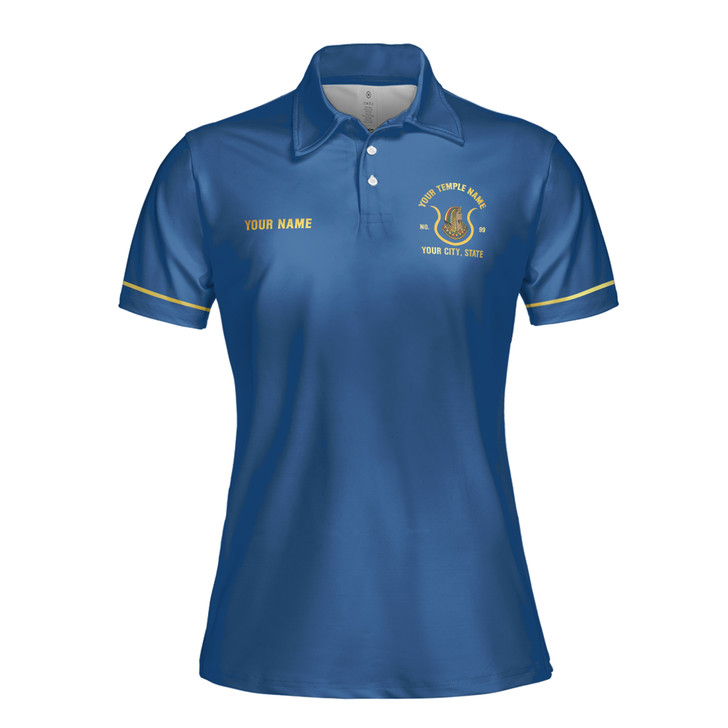 Personalized Imperial Court Emblem Multi Color Women's Polo Shirt S-5XL