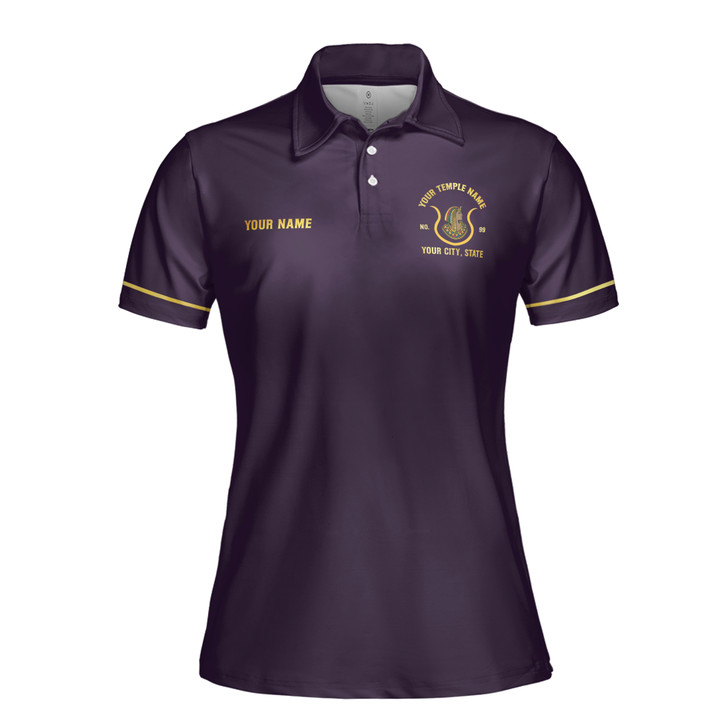 Personalized Imperial Court Emblem Multi Color Women's Polo Shirt S-5XL