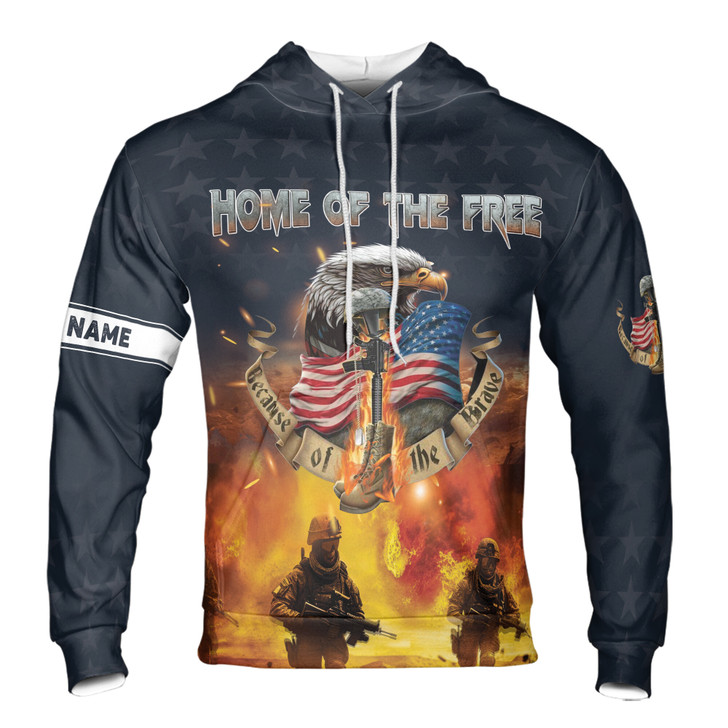 Customized My Time In Uniform Is Over But Being A Veteran Never End Hoodie S-5XL