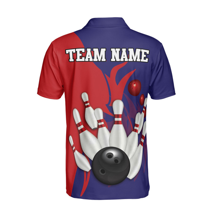 Personalized Bowling Team Custom Color Men's Polo S-5XL