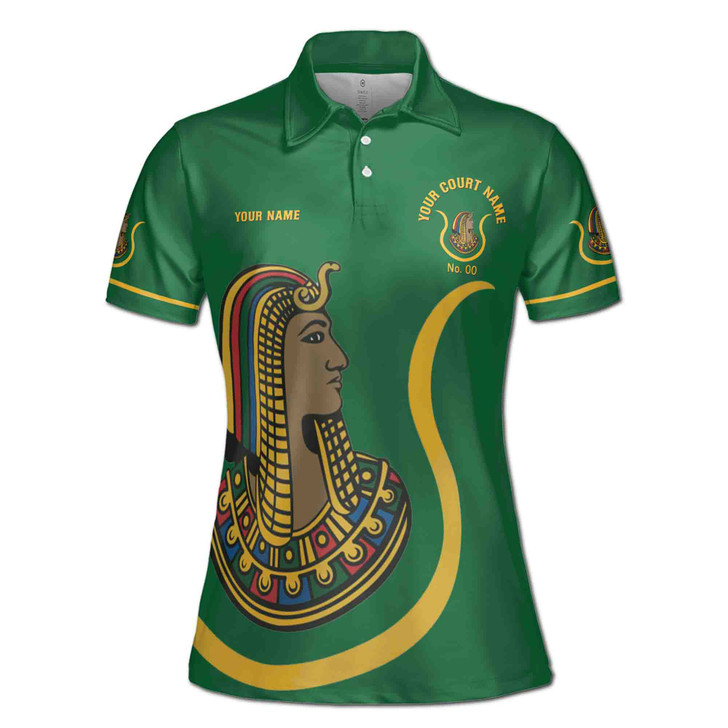 Custom Name Court Name DOI Daughter of Isis Women's Polo Shirt S-5XL