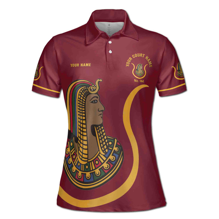 Custom Name Court Name DOI Daughter of Isis Women's Polo Shirt S-5XL
