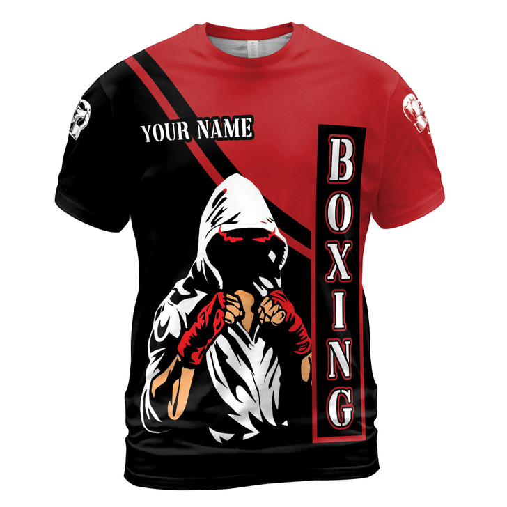 Custom Name Kickfit Boxing Apparel, Strong KickBoxing Unisex T-Shirt S-5XL
