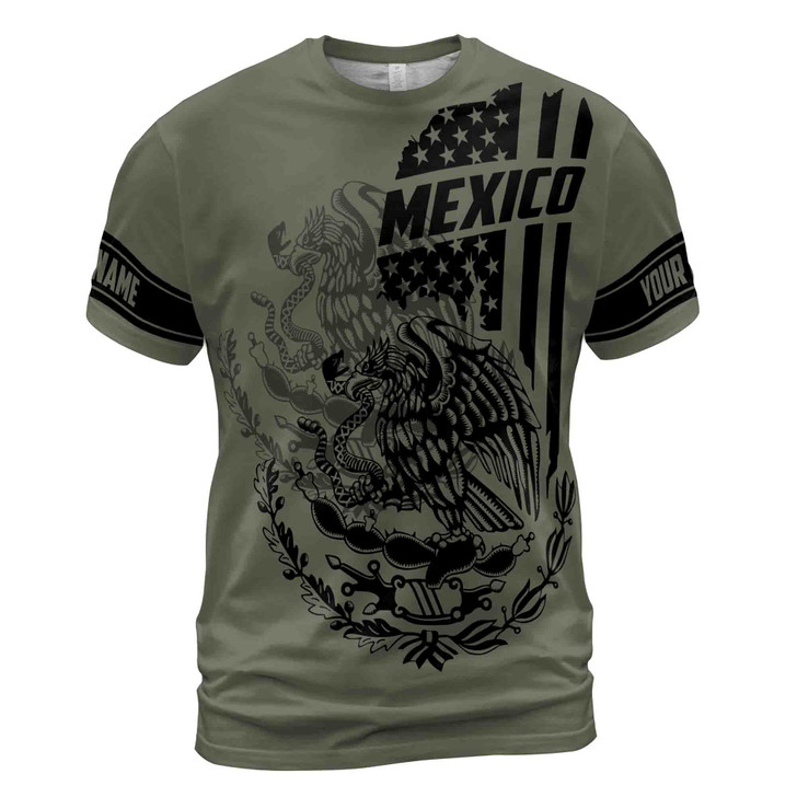 Personalized Mexico Shirt, Camisas de Mexican 3D T-Shirt Sizes S-5XL