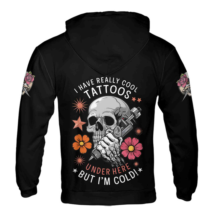 Custom Name Skull Tattoo Artist I Have Really Cool Tatttoos S-5XL