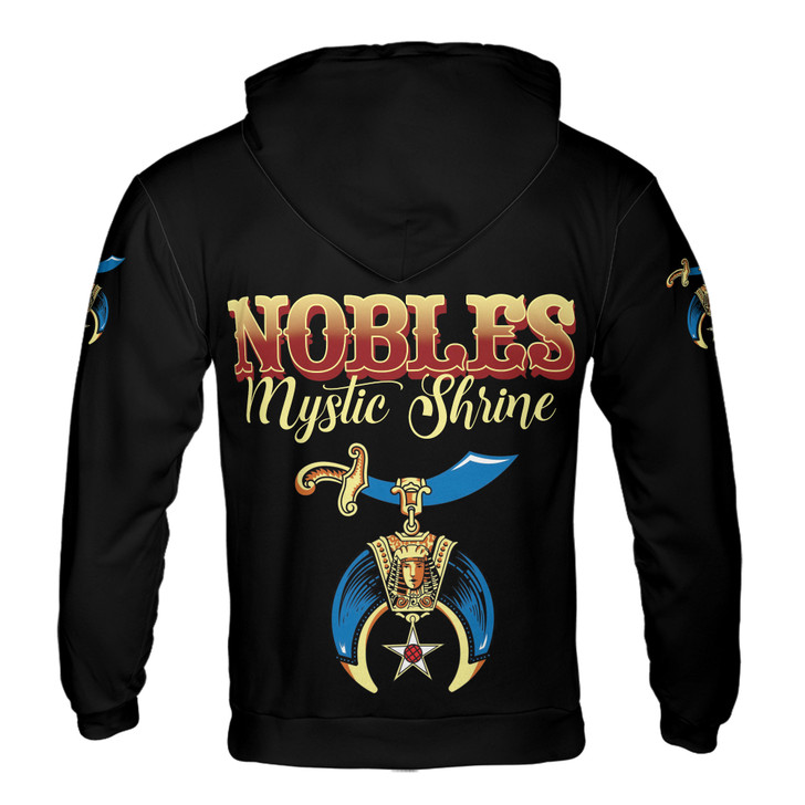 Personalized Mystic Shriner Noble Shriners Masonic Hoodie S-5XL