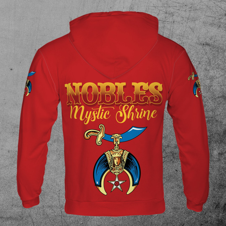 Personalized Mystic Shriner Noble Shriners Masonic Hoodie S-5XL