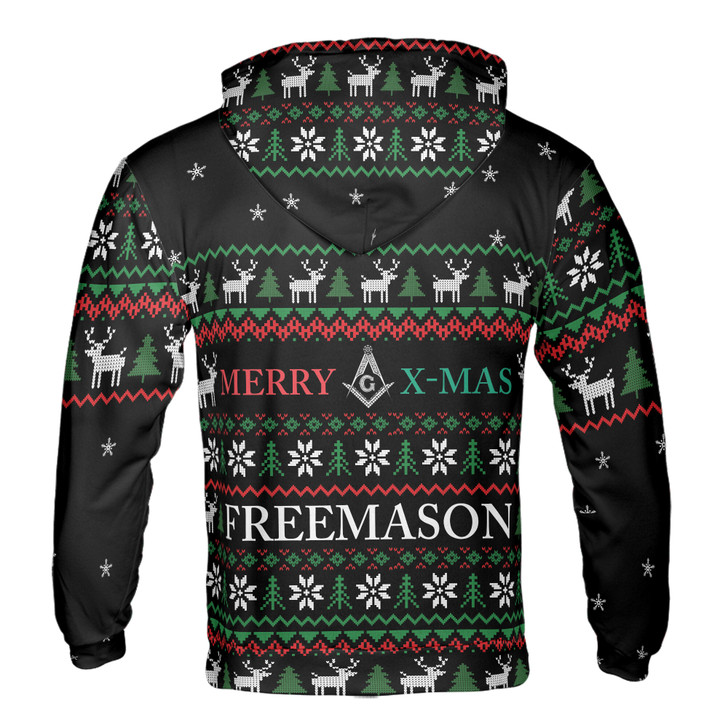 Customized Ho Ho Ho It Skull Santa Freemansory Hoodie S-5XL