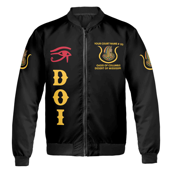 Personalized Daughters of Isis Lady Shriner DOI Bomber Jacket S-5XL