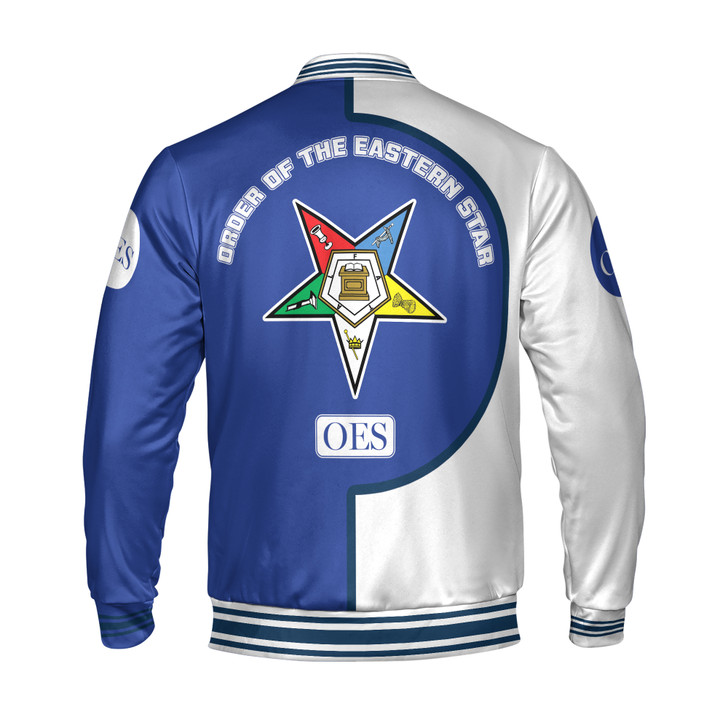 Customize Name Chapter Name Order of the Eastern Star OES Varsity Jacket Size S-5XL
