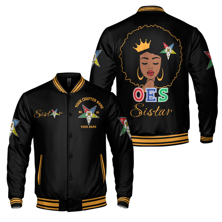 Customized OES Sistar Custom Order of the Eastern Star Varsity Jacket S-5XL