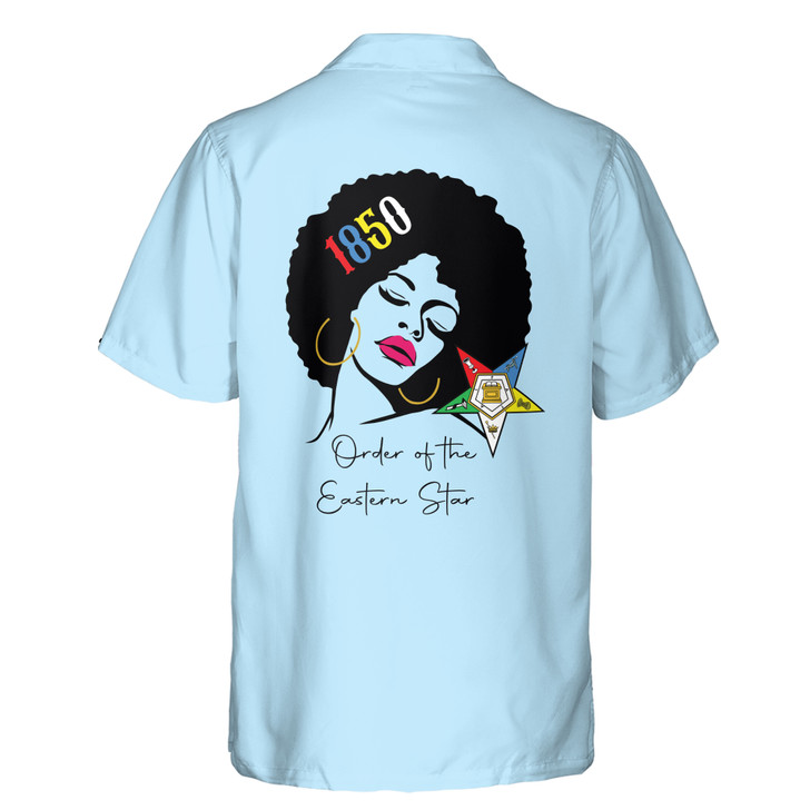 Customized 1850 Order of The Eastern Star OES Sistar Hawaiian Shirt S-5XL