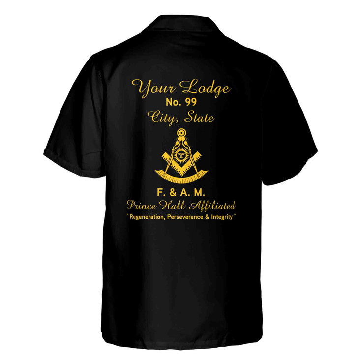 Personalized Past Master Mason Prince Hall Affiliated Hawaiian Shirt S-5XL