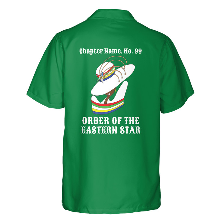 Personalized Order of The Eastern Star OES Custom Hawaiian Shirt S-5XL