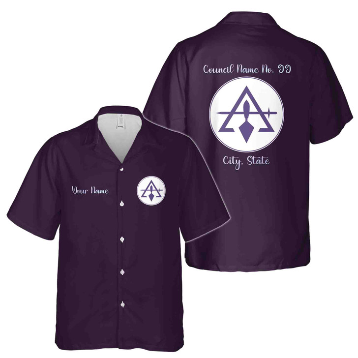 Personalized The Order of Royal and Select Masters Cryptic Hawaiian Shirt S-5XL