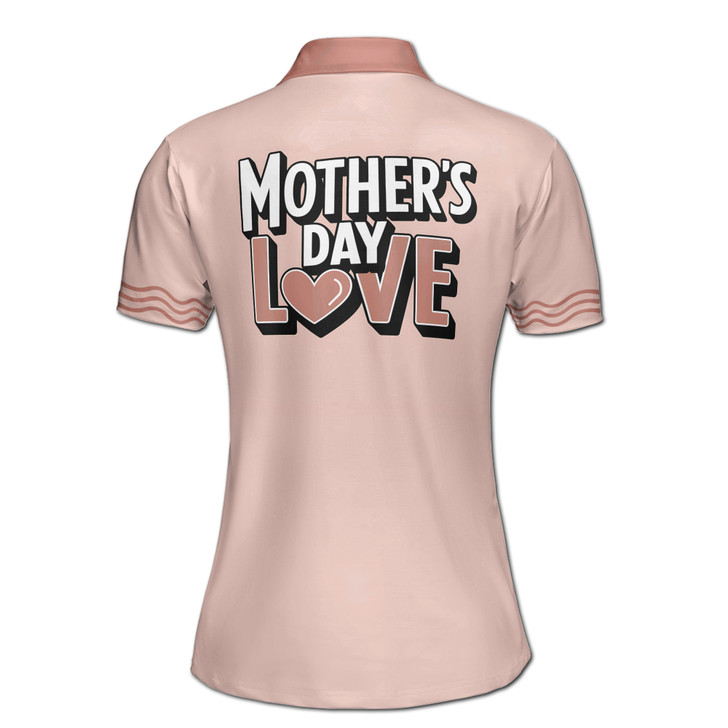 Custom Name Mom Quote Mother's Day Love Beige Women's Polo Shirt S-5XL, For Mom