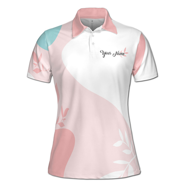 Custom Name Awesome Like My Mother Floral Women's Polo Shirt S-5XL