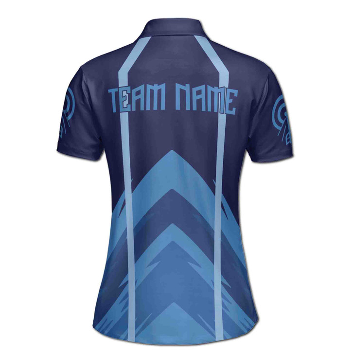 Custom Team Name Darts Lover Sport Navy Blue Women's Polo Shirt S-5X, For Friend