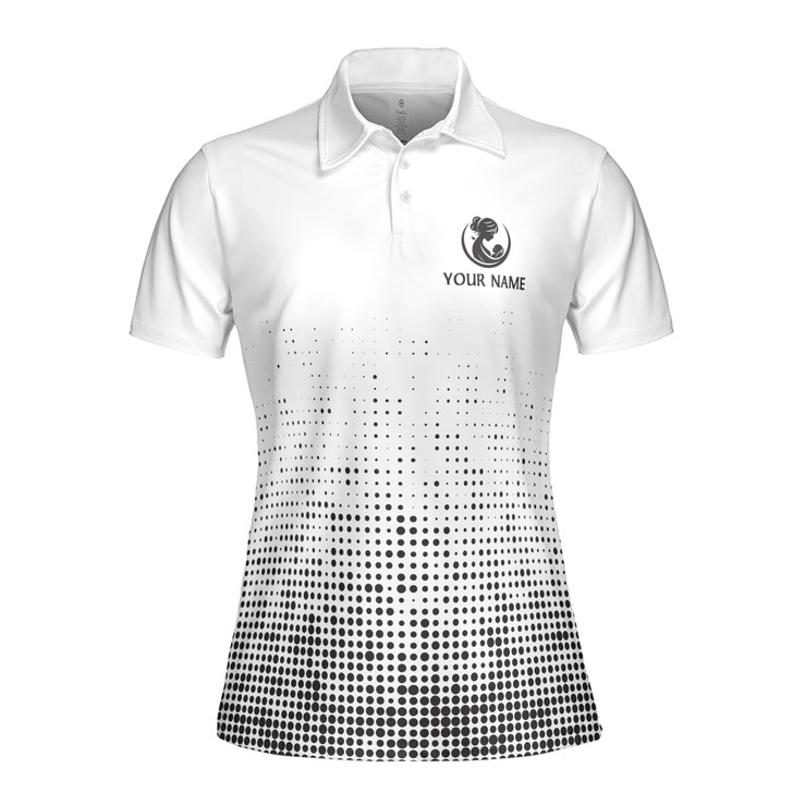 Custom Name Mother Daughter Baby White Women's Polo Shirt S-5XL