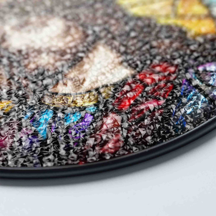 Jesus Crown of Thorns Stained Glass Suncatcher Window Hanging