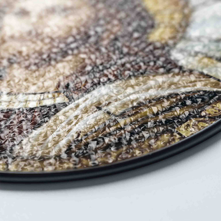 Jesus Portrait Stained Glass Suncatcher Window Hanging Decor