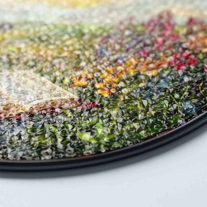 Bible and Cross Stained Glass Suncatcher Christian Window Hanging Religious Gift for Easter and Spring Decor